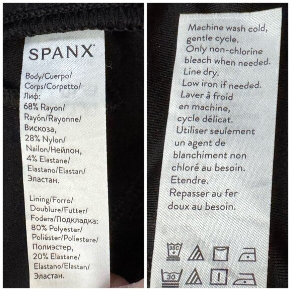 Spanx NWOT The Perfect Black Pant, Ankle Backseam Skinny Leggings Women's Sz S - Picture 7 of 9